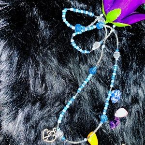 Luv Thy Self heart charmed waist beads